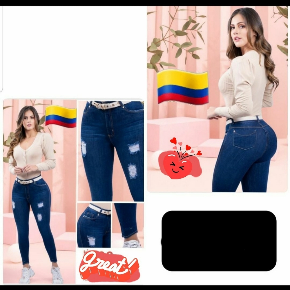 Colombia eighties pants indigo blue size 10-12